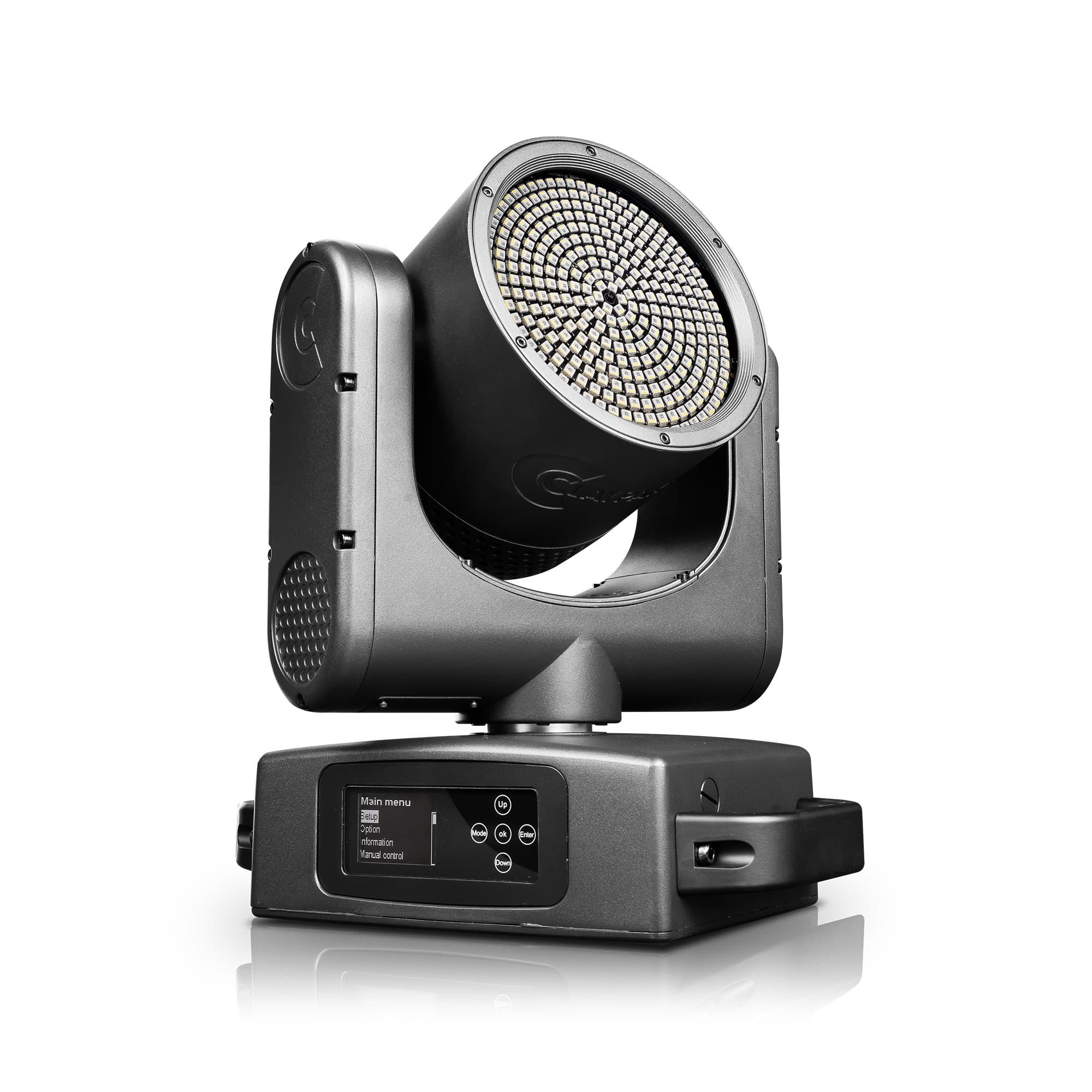 Claypaky Mini-B Sparky Aqua IP66 effect wash moving head — three-quarter studio view