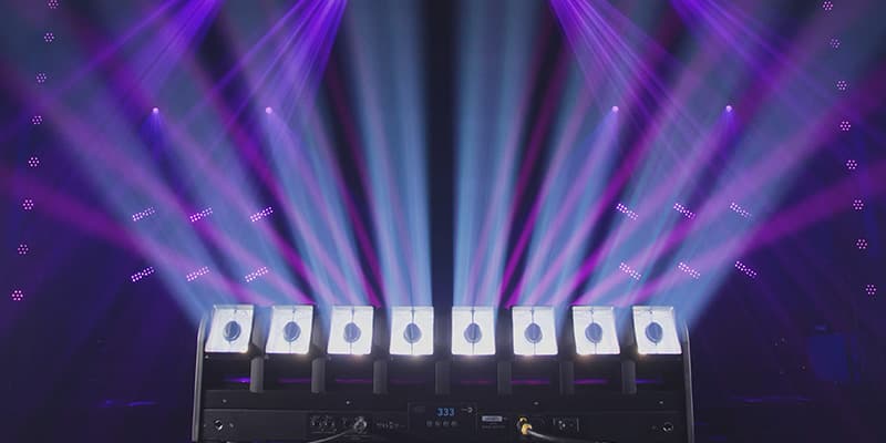 Claypaky Volero Wave — eight independent moving heads highlight