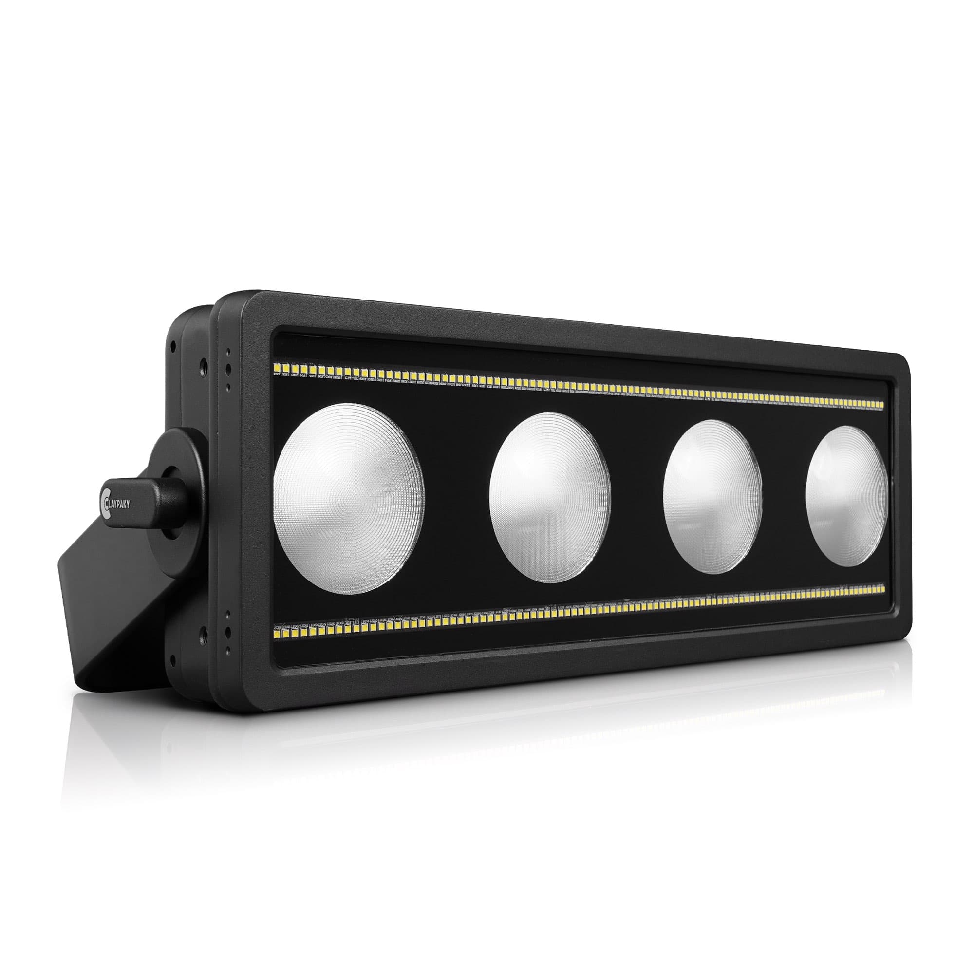 Claypaky Tambora Flash IP66 hybrid strobe / wash / blinder — three-quarter studio view