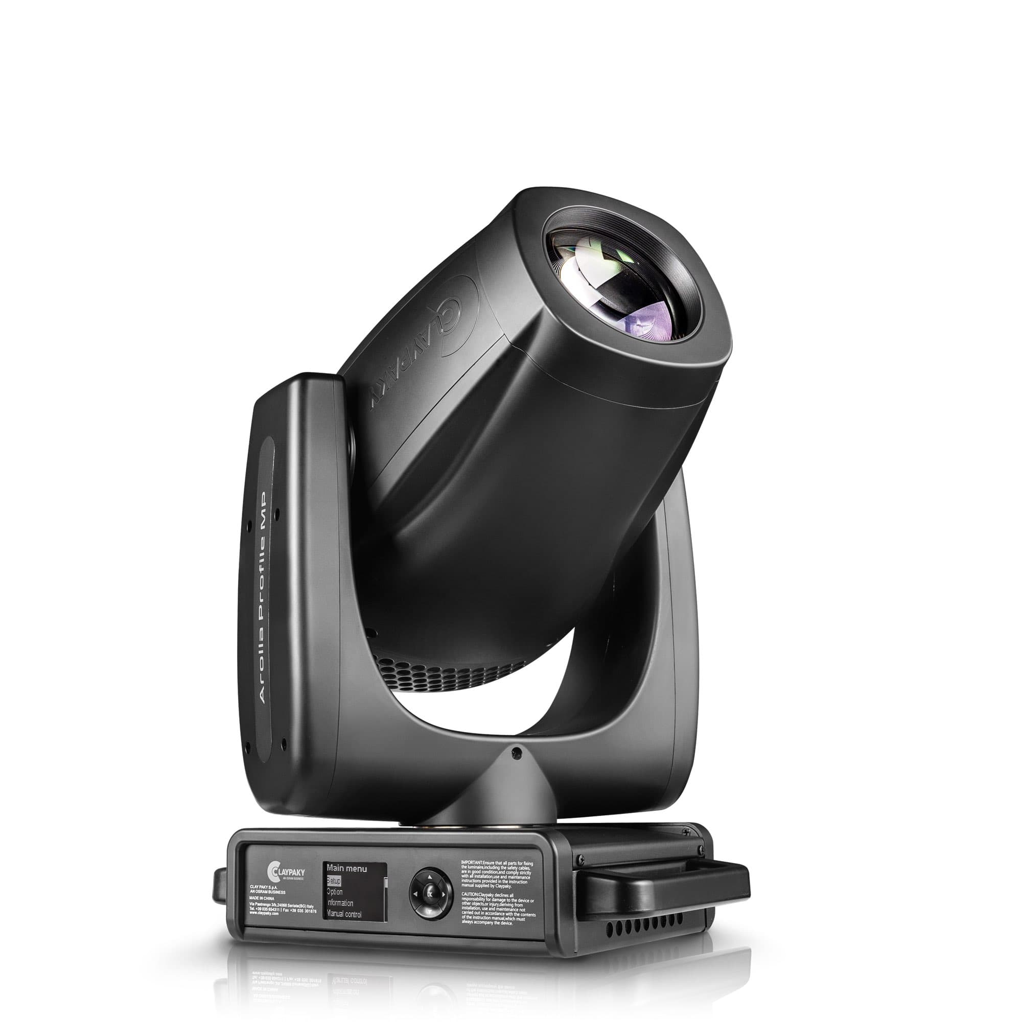 Claypaky Arolla Profile MP compact LED profile moving head — three-quarter studio view