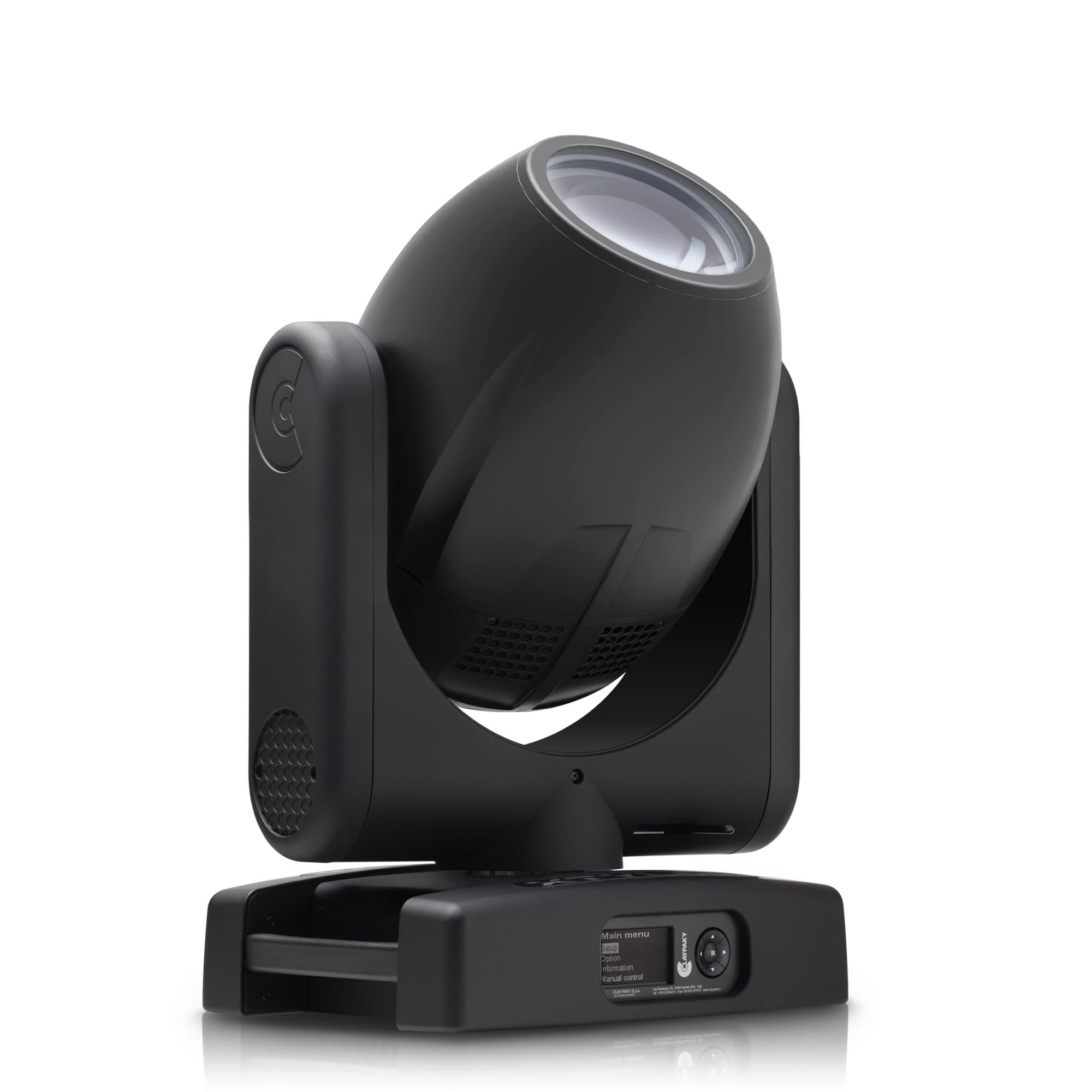 Claypaky Xtylos Aqua IP66 RGB-laser beam moving head — three-quarter studio view