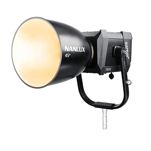 Nanlux Evoke 2400B bi-colour LED COB spotlight — studio view