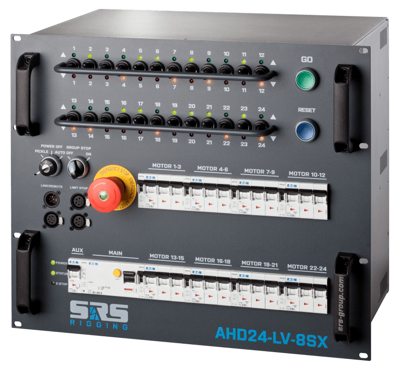 SRS AHD advanced digital motor controller — 24-way LV unit, front view