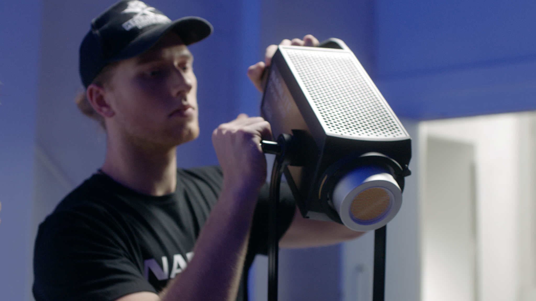 Nanlite Forza 720B — in use on set