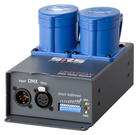 SRS DMX2SW DMX switching unit, front view