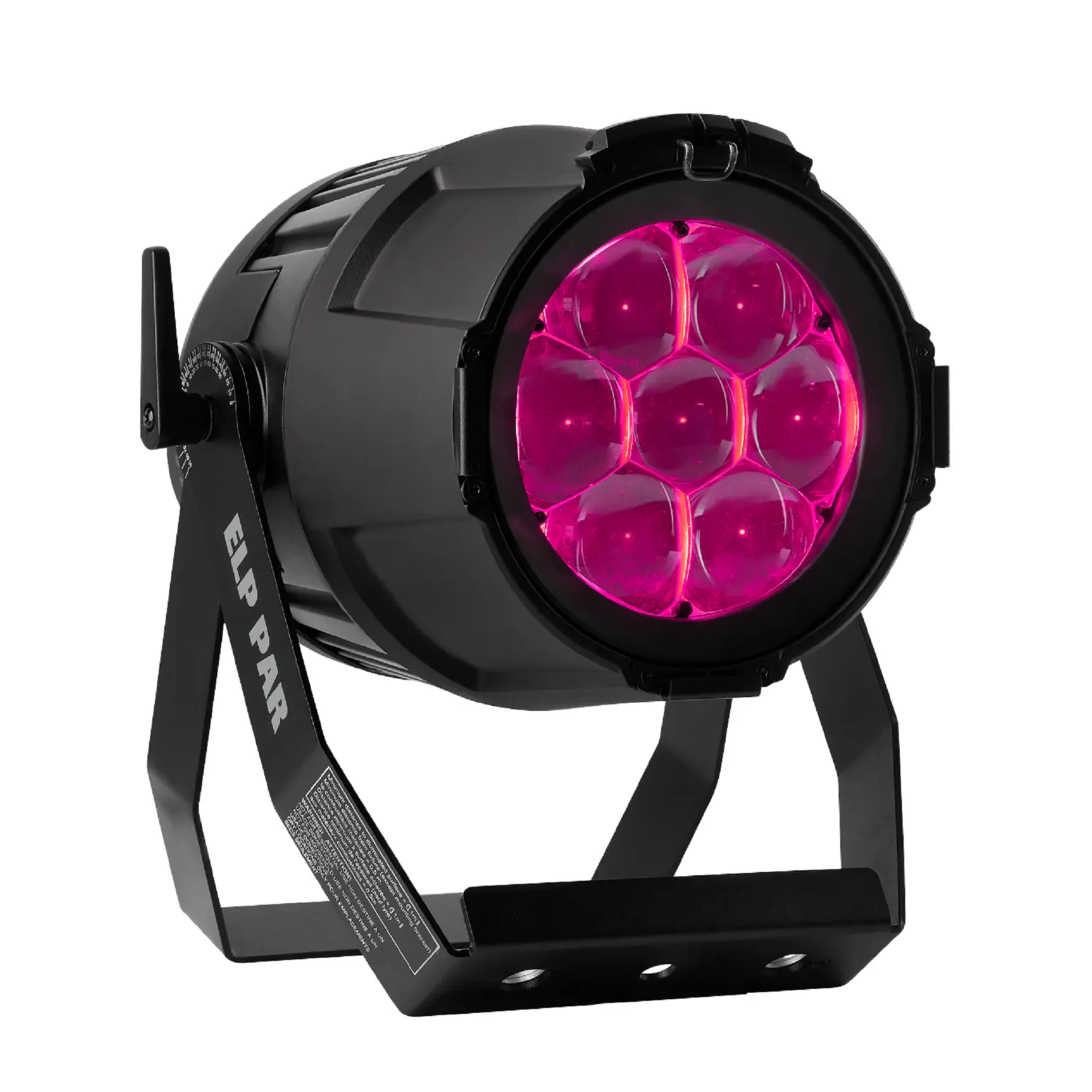 Martin ELP PAR static RGBW LED PAR with zoom — three-quarter studio view
