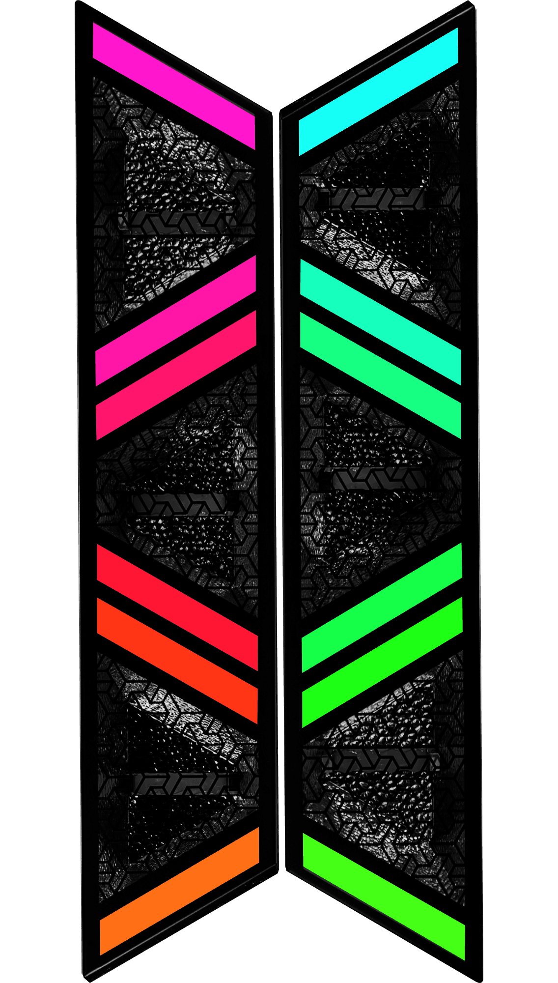 Portman AMULET — RGBW strips lit