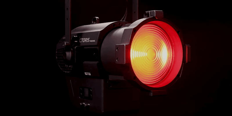 Claypaky Actoris Fresnel — six-colour RGBAL plus Royal Blue engine highlight