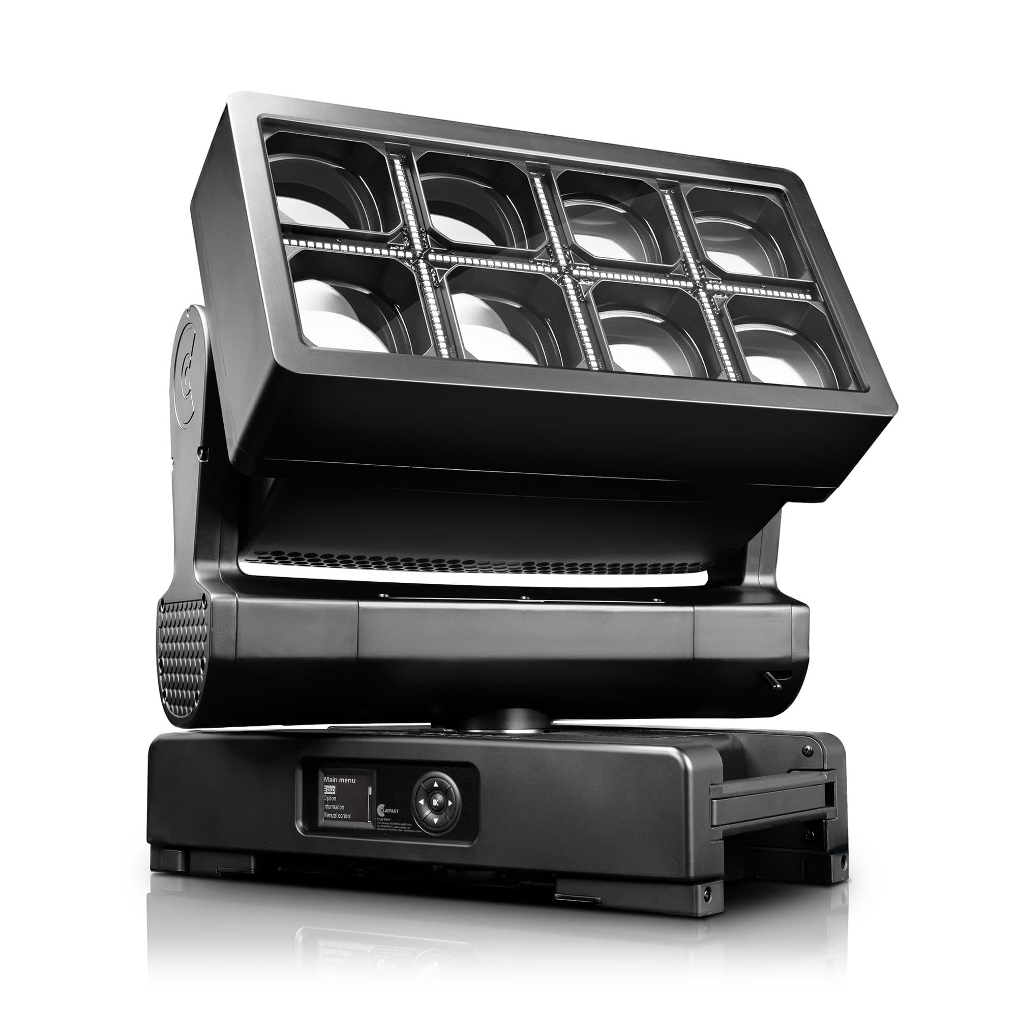 Claypaky Volero Twins IP66 hybrid batten — studio render