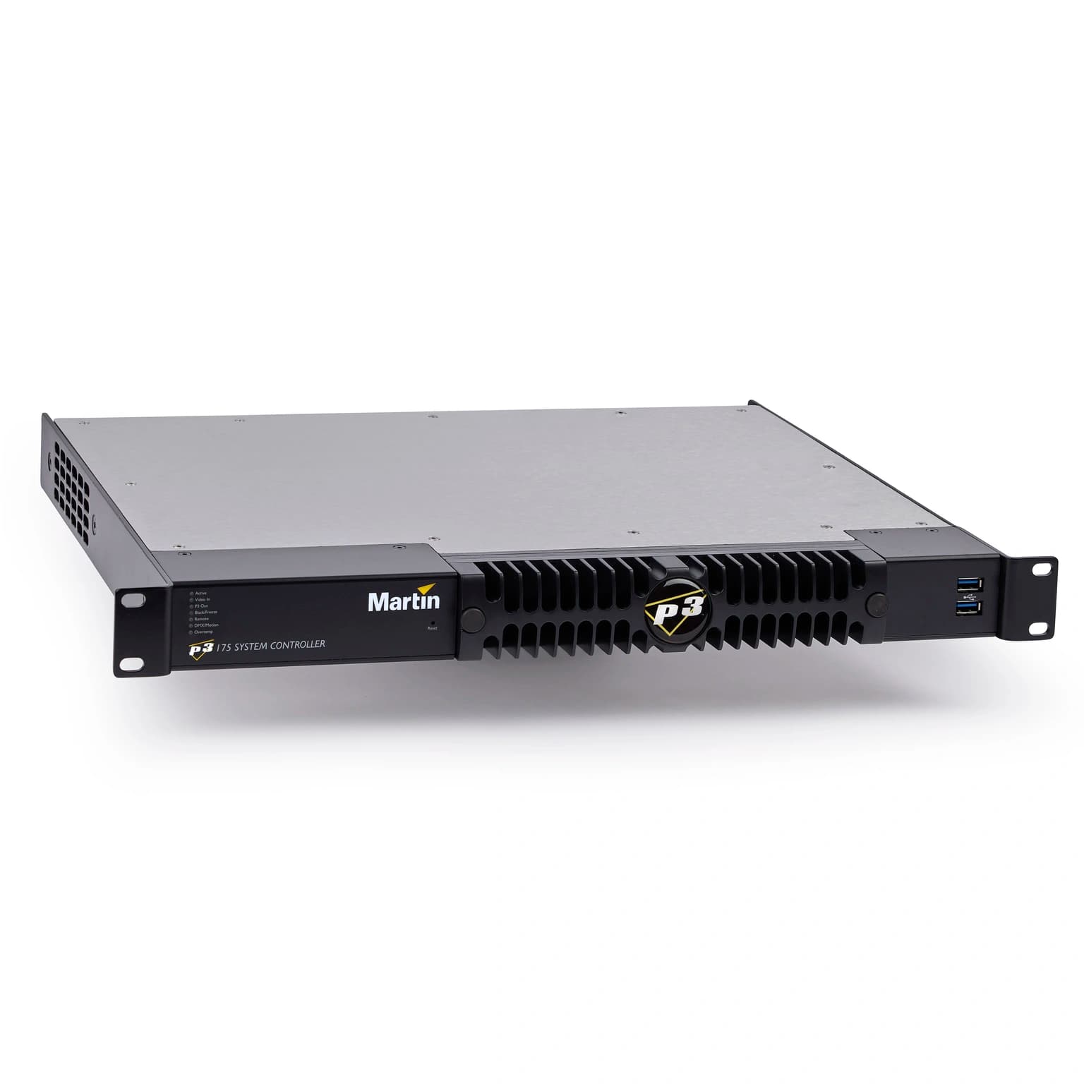 Martin P3-175 System Controller rack unit — front three-quarter view