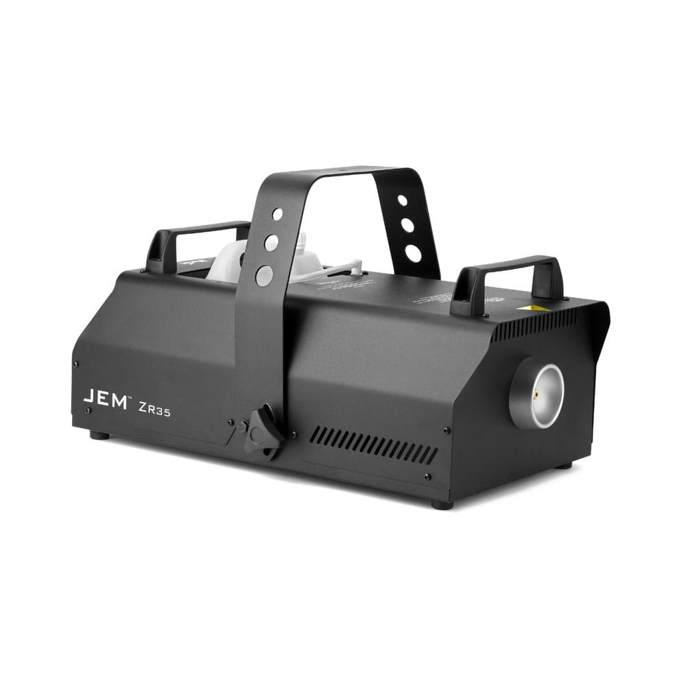 Martin JEM ZR35 mid-sized professional fog machine — three-quarter studio view