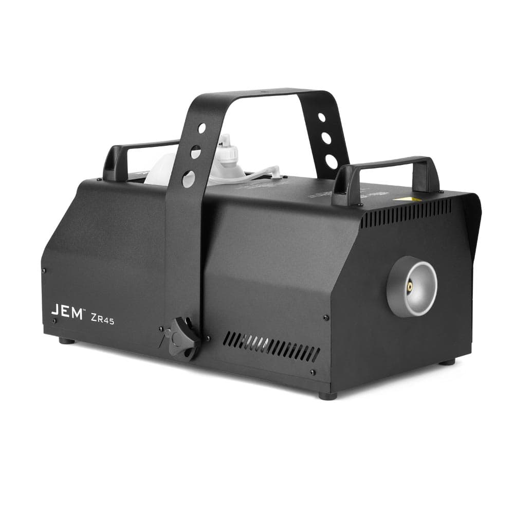 Martin JEM ZR45 full-sized professional fog machine — three-quarter studio view