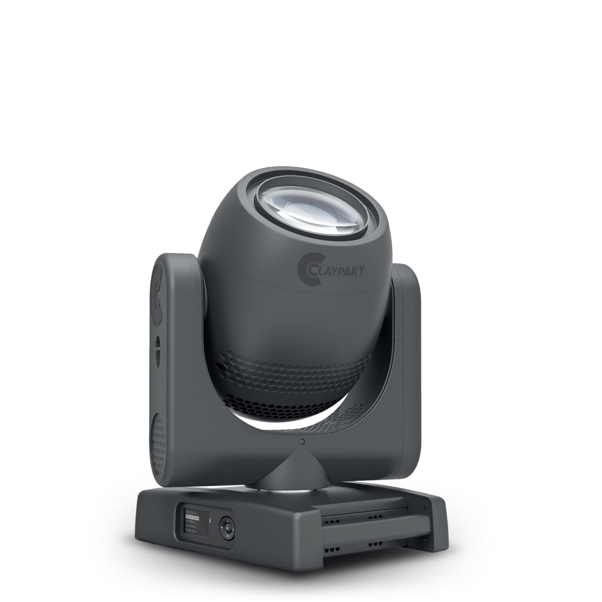 Claypaky Axcor Beam 300 LED beam moving head — three-quarter studio view