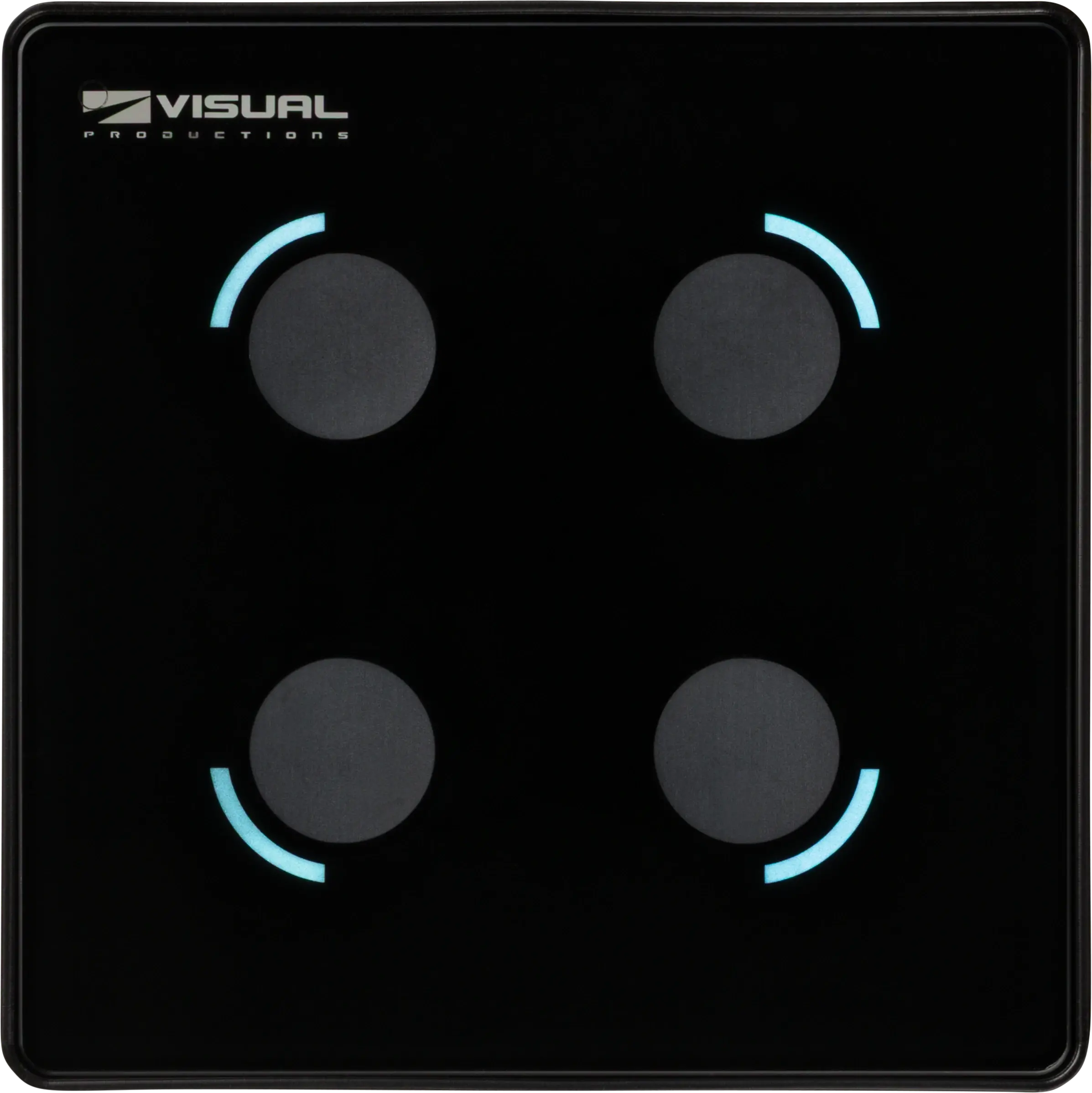 Visual Productions NetPanel B4 — four-zone capacitive touch panel